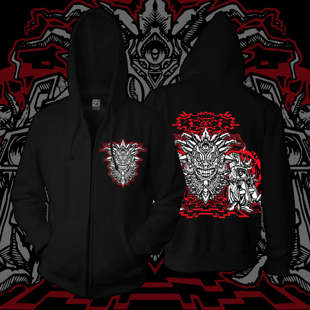 Unisex mikina se zipem Aztec Bass Výprodej!+